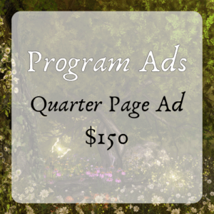 Program Book quarter page size